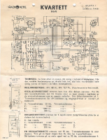 Tandberg Radionette-Kvartett - Schematic